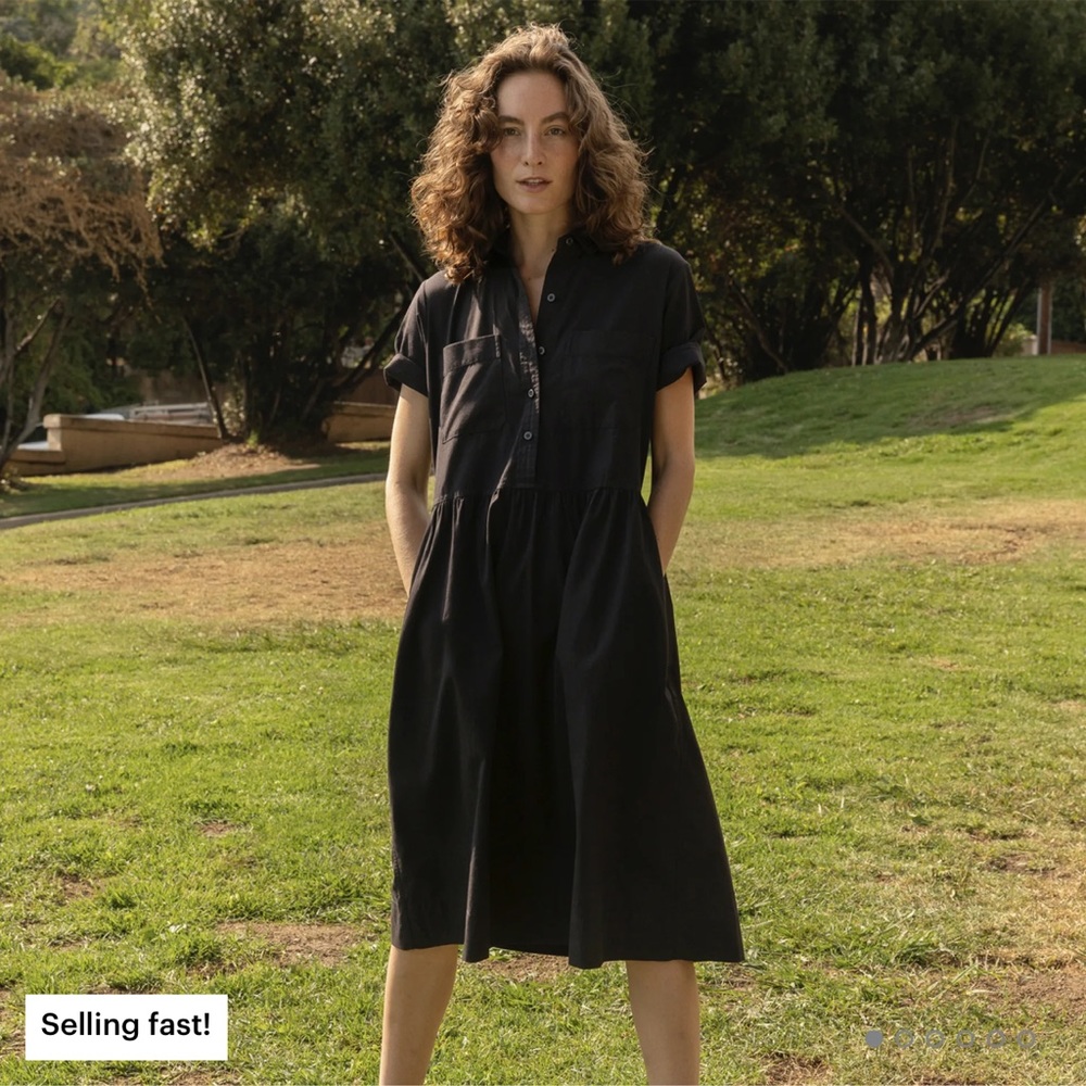 Everlane The Parklet Shirtdress black size 8